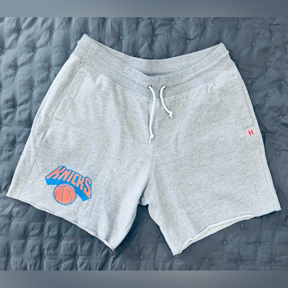 HOMAGE Blue Knit Fabric NY Knicks Shorts